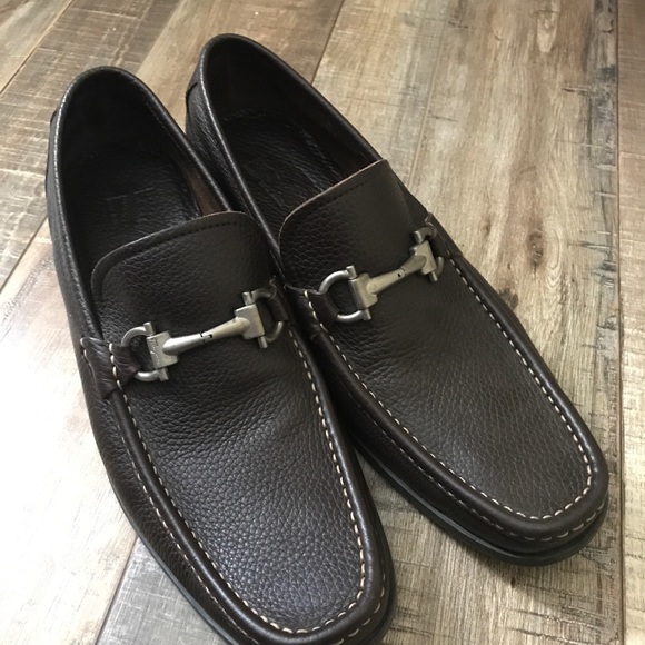 Salvatore Ferragamo pebble black leather calfskin driver - Sz 11.5D Salvatore Ferragamo | Shoes | Salvatore Ferragamo Pebble  main image 4